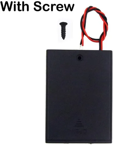 Vista 8 de Paquete de 4 pilas AA con interruptor y tapa: individual 1AA 2AA 3AA 4AA