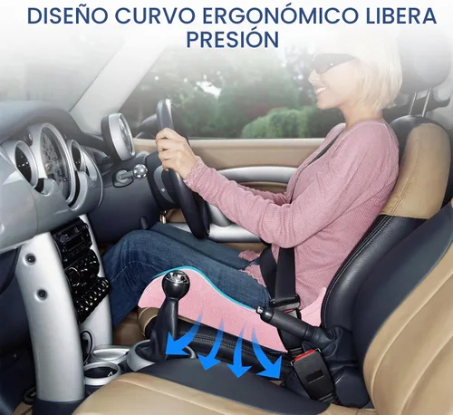 Vista 8 de Cojín de asiento de espuma viscoelástica extra grande para silla de oficina, para apoyo de espalda, alivio de la ciática y el coxis, cojín