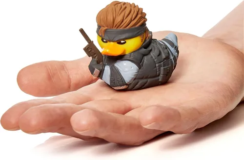 Vista 12 de TUBBZ Edición en caja: Metal Gear Solid - Figura de vinilo de pato de goma Dr Hal Otacon Emmerich Cosplaying
