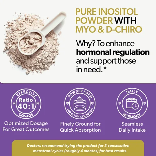 Vista 3 de Intimate Rose Ahorra un 10% en el paquete de equilibrio hormonal y bienestar reproductivo – Suplemento Vitex Chasteberry + polvo de inositol Myo