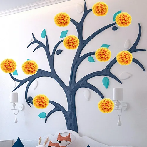 Vista 6 de BESPORTBLE Bola de césped artificial, adorno decorativo de imitación para plantas, esfera redonda, de plástico, bola de planta falsa, decoración