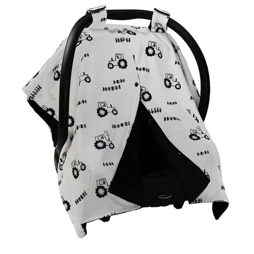 Vista 10 de Dear Baby Gear Funda de asiento de automóvil para niños y niñas, toldo para asiento de automóvil para bebé con apertura a presión, funda de asiento