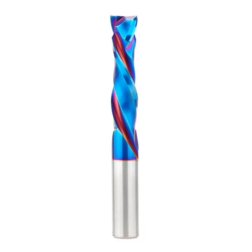 Vista 34 de Amana Tool Spektra Extreme Tool Life Recubierta - Broca de router en espiral de compresión CNC de carburo sólido recubierta, 46182-K, 1/2 D x 1 CH x