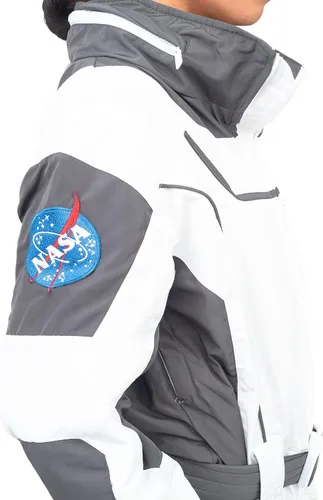 Vista 4 de Costume Agent NASA - Traje de esquí de una pieza, impermeable, resistente al viento, aislante, para hombre y mujer