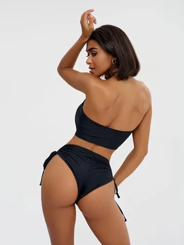 Vista 4 de Bona Fide Bikinis Sexy Halter para Mujeres - Obsession Black