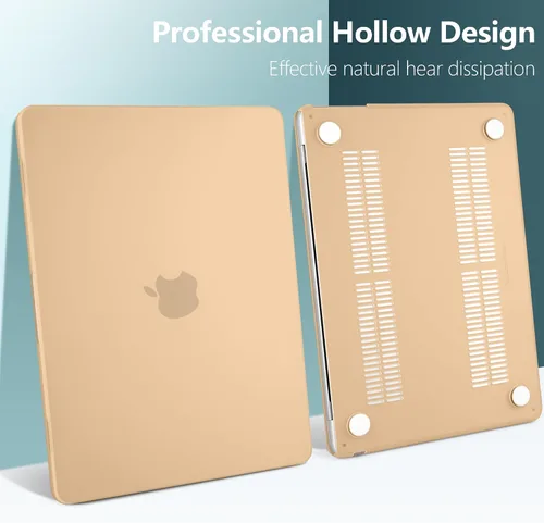 Vista 6 de TWOLSKOO Funda para MacBook Air de 15 pulgadas M5 M4 M3 M2 (2026-2023) A3448 A3241 A3114 A2941, carcasa rígida y protector de pantalla, cubierta