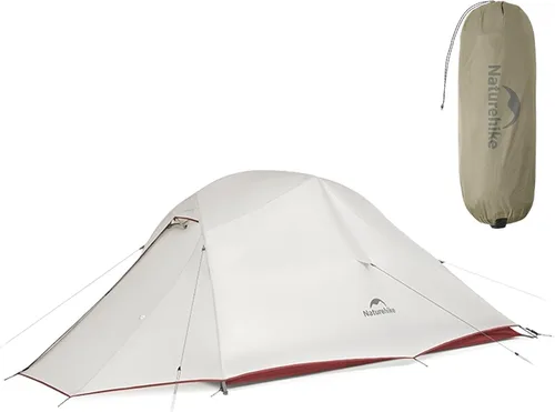Vista 9 de Naturehike Cloud up Pro - Tienda de campaña ultraligera para 1/2/3 personas, tienda de campaña para mochileros de 3 estaciones, impermeable para un