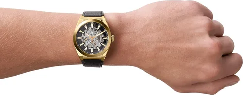Vista 5 de Fossil Mens Everett Stainless Steel Mechanical Automatic Watch
