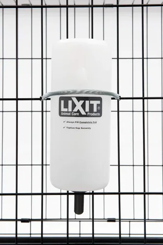 Vista 5 de Lixit® Botellas de agua de boca ancha para perros grandes (blanco, 32 onzas)