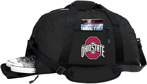 Vista 31 de Texas A&M Bolsa de lona - Texas A&M Aggies - Bolsas de gimnasio con bolsillo para zapatos, Negro