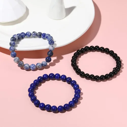 Vista 5 de GIEIWIW Healing Bracelet for Women Anxiety Crystal Bracelet Chakra Beaded Bracelets Calming Stretch Bracelet Rose Quartz Crystals Healing Stones