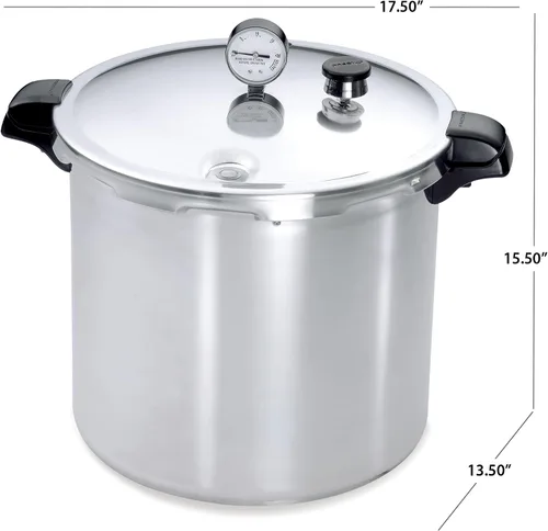 Vista 10 de Presto 01784 Enlatadora de presión compatible con inducción de 23 quart, plateada, de aluminio