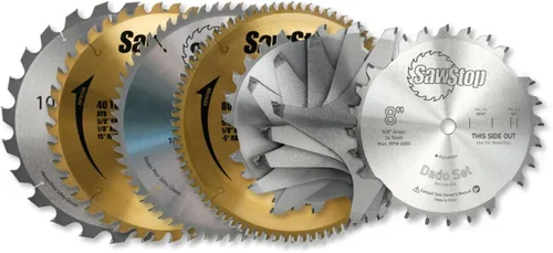 Vista 3 de SawStop Hoja de carpintería Titanium Series Premium - 80 dientes BTS-P-80HATB