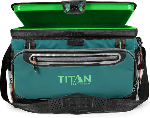 Vista 35 de Titan by Arctic Zone Deep Freeze Cooler - Zipperless Hardbody Cooler - Deep Freeze Insulation, HardBody Liner, and SmartShelf
