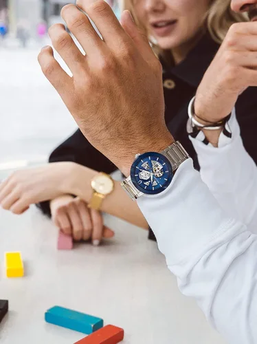 Vista 5 de Bulova 96A204 - Reloj analógico automático para hombre con correa de acero inoxidable