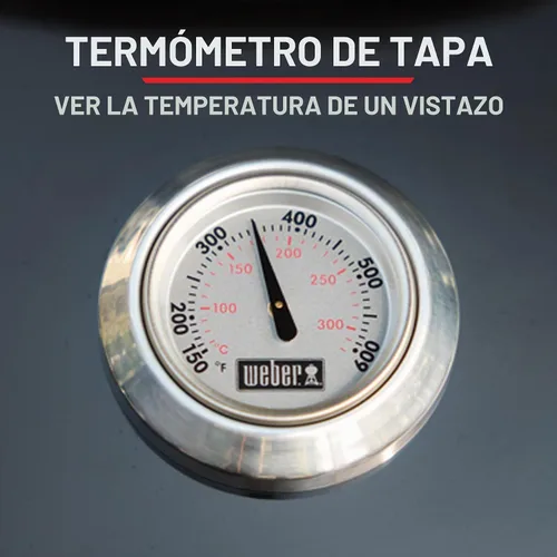 Vista 11 de Weber Master-Touch - Parrilla y ahumador de carbón, 26 pulgadas, color negro