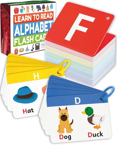Vista 3 de Tarjetas flash Phonics para niños de 4 a 8 años y tarjetas flash del alfabeto para niños de 3 a 6 años