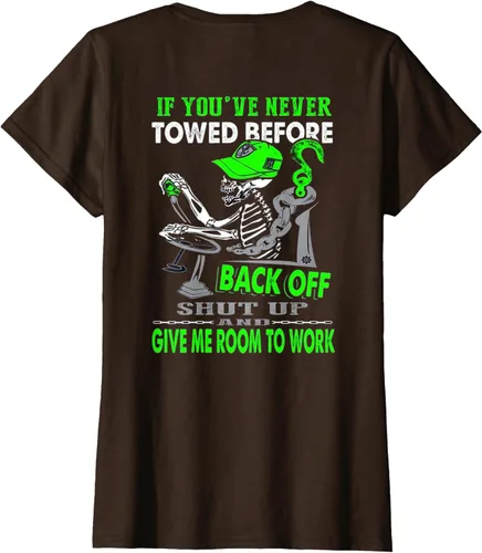 Vista 15 de Proud Tow Truck Operator - Camiseta, Negro, S