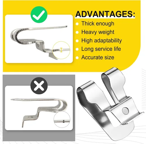 Vista 5 de 4 piezas de clip de cinturón para Ryobi, gancho de cinturón con tornillo para herramientas de 18 voltios Ryobi y Ridgid 633586002, clip de cinturón