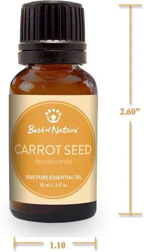 Vista 3 de Aceite esencial de semilla de zanahoria - 1/2 oz (0.5 fl oz) - 100% puro y natural!
