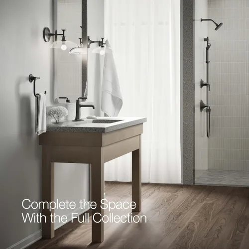 Vista 7 de Kohler 27415-4N-BL Tone Grifo para lavabo de baño, 0.5 gpm, Negro mate