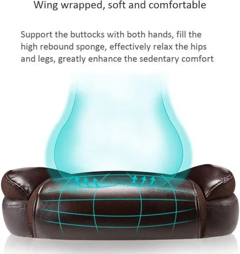 Vista 4 de Tecnología de movimiento ergonómica de oficina ejecutiva, silla de escritorio ajustable con respaldo medio con soporte lumbar