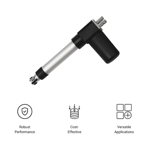 Vista 5 de Progressive Automations 12V Feedback Actuador lineal 6" Carrera 400 lb Fuerza High Load Actuator with Hall Effect Sensor Feedback, IP66 Water