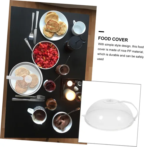 Vista 6 de Cabilock Cubierta para placa de microondas, cubierta para salpicaduras de microondas, cubierta de alimentos, tapa protectora de salpicaduras