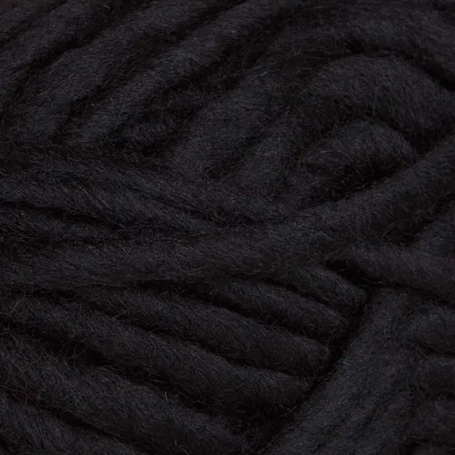 Vista 2 de Knit Picks Tuff Puff 100% lana súper voluminosa - madeja de 100 gramos (negro)
