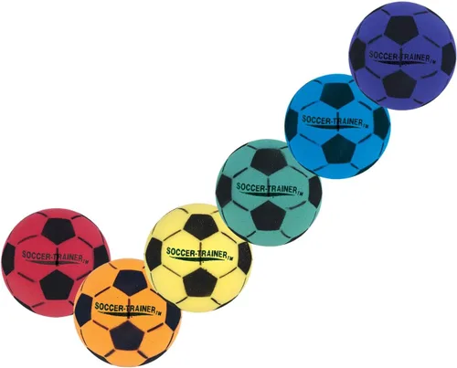 Vista 5 de Champion Sports Soccer and Volleyball Foam Ball Sets of 6 – Soft 8 Inch Diameter Ultra-Light Foam - Lightweight & Durable for Indoor Play, Safe &