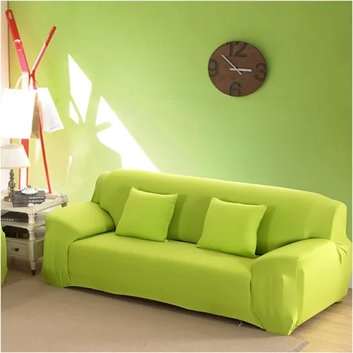 Vista 13 de Daesar Fundas elásticas para sofá, fundas impermeables de color liso, color beige y blanco (poliéster de 1 plaza)