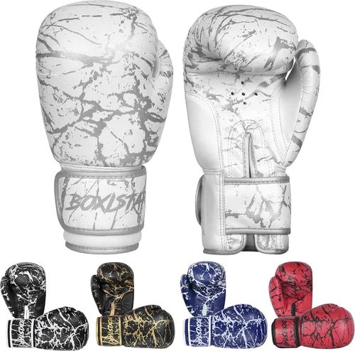 Vista 9 de Athllete Boxistar - Guantes de boxeo para hombre y mujer, de 8 a 16 onzas con acolchado óptimo