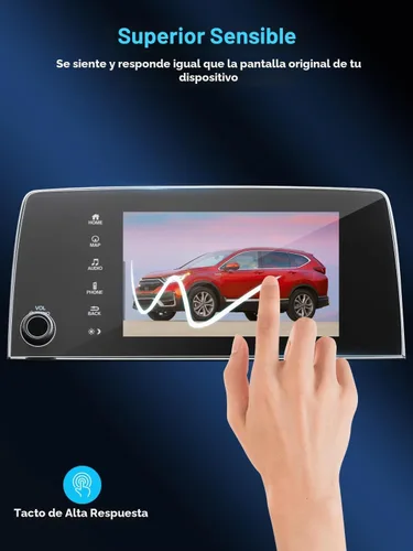 Vista 5 de Protector de pantalla de coche para Honda CRV, accesorios de 7 pulgadas, navegación GPS, vidrio templado, protector de pantalla táctil para Honda 1