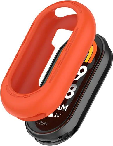 Vista 2 de Funda protectora para Mi Band 8, a prueba de golpes, resistente a los golpes, funda de parachoques para Xiaomi Mi Band 8 Activity Tracker