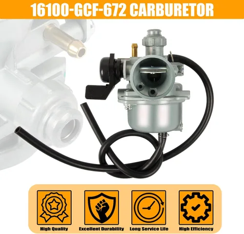 Vista 6 de RANSOTO Carburador compatible con XR70 XR70R CRF70 1997-2003 CRF70F 2004-2012 Honda reemplaza 16100-GCF-672 con kit limpiador de chorro de suciedad