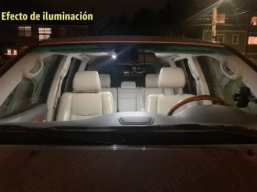 Vista 3 de Paquete de kit de luces interiores LED de 18 piezas GX470 Compatible con Lexus GX470 2003 2004 2005 2006 2007 2008 2009 Iluminación LED