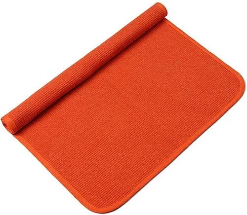Vista 8 de UKELER Alfombra Montessori para niños, alfombra de juego para guardería, alfombra de trabajo de algodón, alfombra pequeña tejida a mano, 23.6 x 7.8