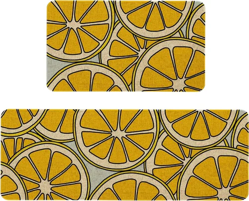 Vista 44 de Mloabuc® Tapete decorativo de flores, tapetes de cocina de arpillera de arpillera para mujer, accesorios de cocina para exteriores, 17 x 30 pulgadas