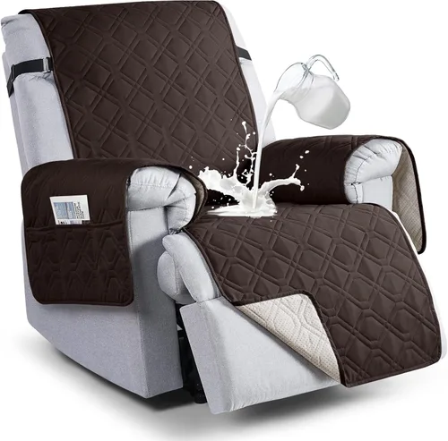Vista 9 de VANSOFY Fundas 100% impermeables para sillas reclinables, funda antideslizante para silla reclinable para perros, protector de muebles, funda