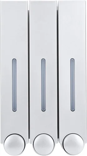 Vista 2 de Wall Mount 3 Head Shampoo Dispenser for Hotel Bathroom Soap