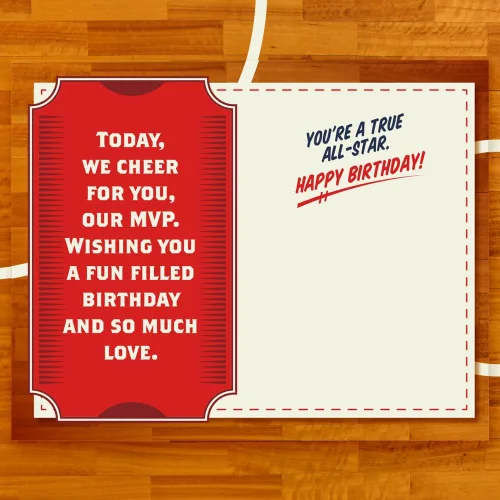 Vista 6 de Prime Greetings Tarjeta de cumpleaños para nieto, hecha en Estados Unidos, ecológica, cartulina gruesa con sobre premium de 5 x 7.75 pulgadas