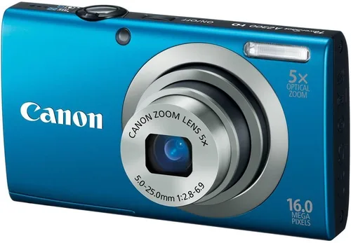 Vista 2 de Canon PowerShot A2300 - Cámara digital de 16.0 MP con zoom óptico 5X (azul) (modelo antiguo) (renovado)
