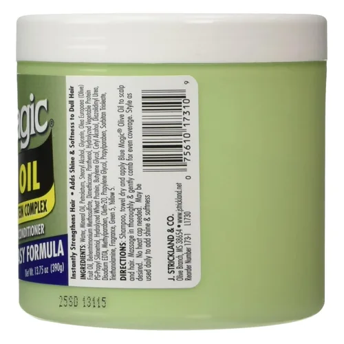 Vista 2 de Blue Magic Aceite de oliva, 13.75 Fl Oz (BLMOLIVE)