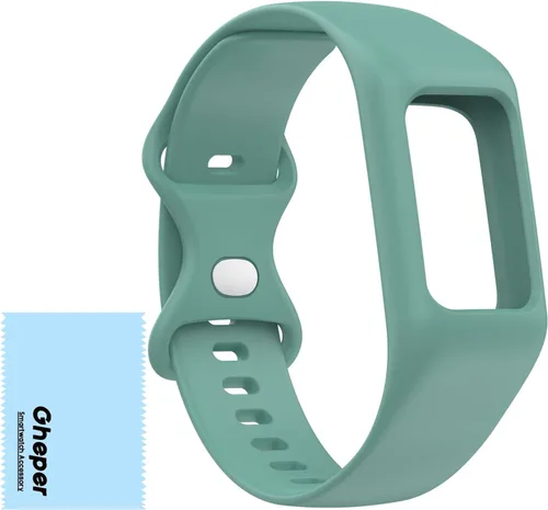 Vista 11 de Correa de reloj suave compatible con Fitbit Charge 6, Charge 5, Charge 4, Charge 3/3SE, correa de muñeca de silicona protectora todo en uno, correa