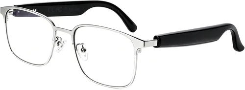 Vista 9 de Ai - Lentes inteligentes Bluetooth 5.4 con traducción para hombres y mujeres más de 160 idiomas con cambio de color, lente de chat, asistente GPT
