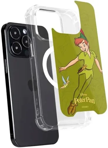 Vista 2 de Skinit Phone Case Compatible with MagSafe iPhone 13 Pro - Officially Licensed Disney Peter Pan and Tinker Bell Portrait Design