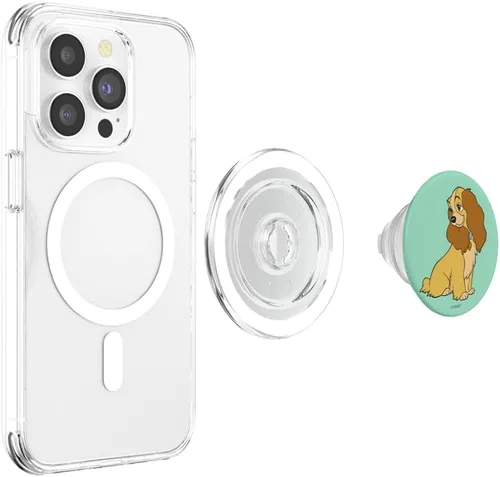 Vista 4 de Disney Lady And The Tramp Lady Simple Portrait PopSockets MagSafe PopGrip para iPhone