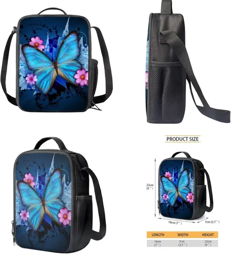 Vista 37 de FOR U DESIGNS Fuego baloncesto impreso niños escuela mochilas viaje mochila libro bolsa