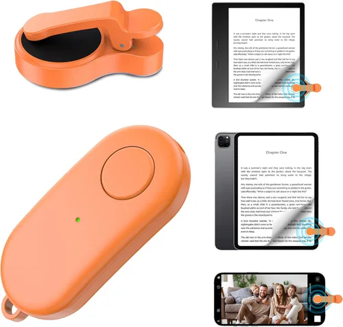 Vista 9 de Volteador de página con control remoto para Kindle Paperwhite, Oasis, Kobo eReaders, accesorios de volteador de página para Kindle, compatible