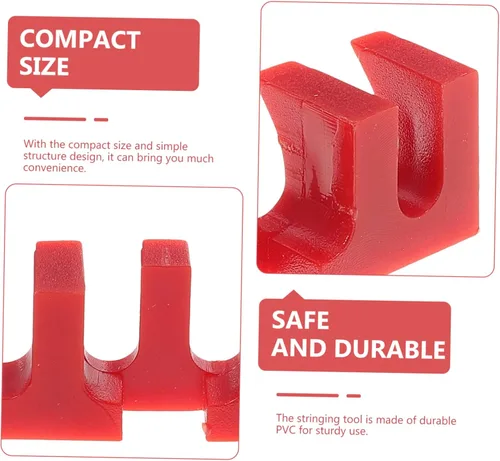 Vista 4 de 2 unids máquina tenis accesorios herramientas protector adaptadores de carga esparcidores esparcidores esparcidores rojo raqueta